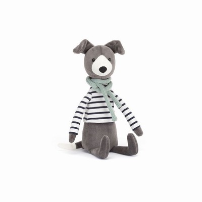 Jellycat Beatnik Buddy Whippet USA | 80746BZWH